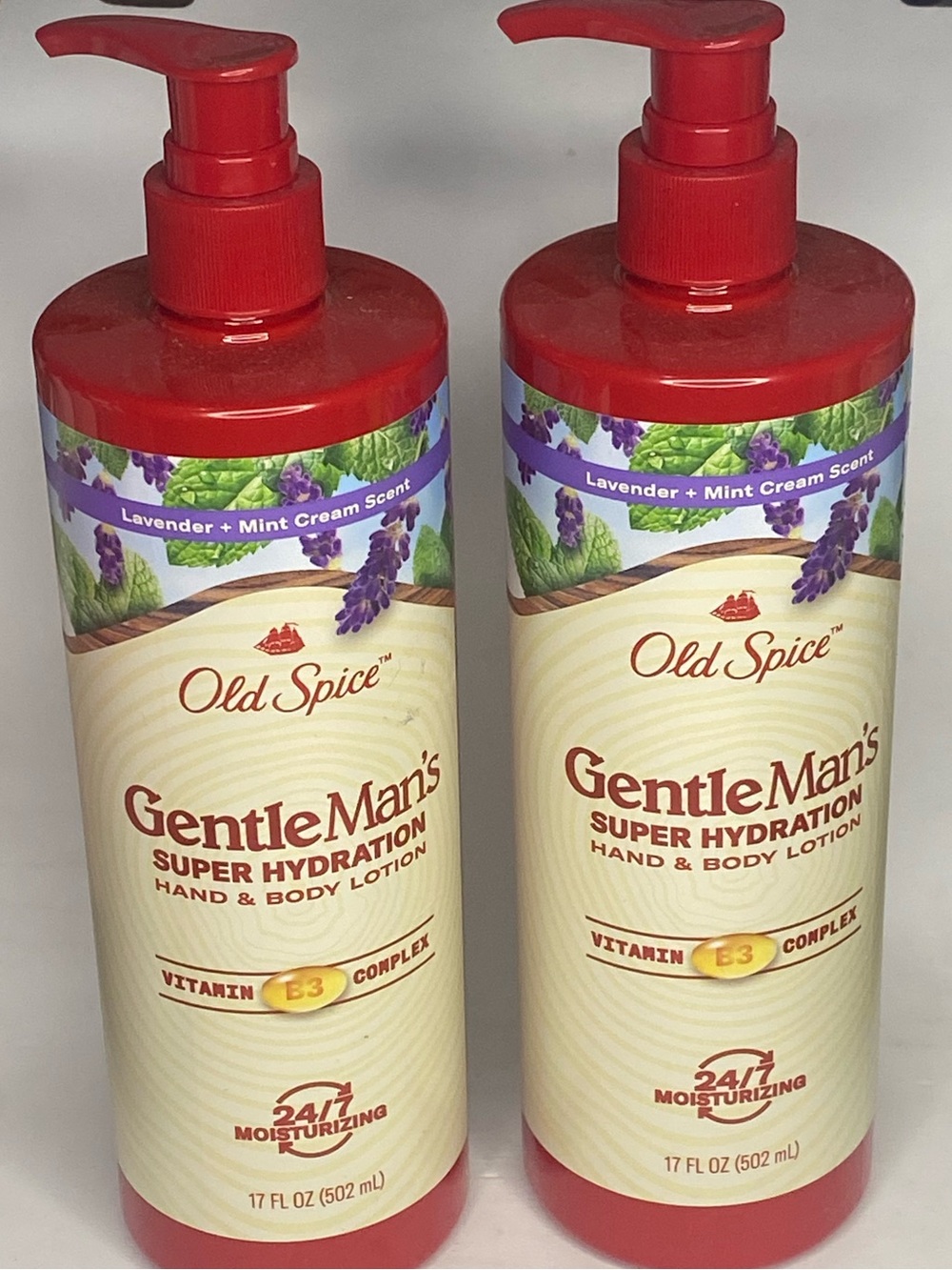 Gentle Man’s Lavender + mint cream Scent Super Hydration hand & body lotion